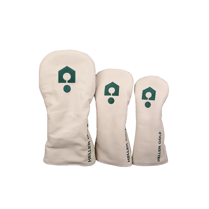 Genuine Leather Golf Head Cover Set