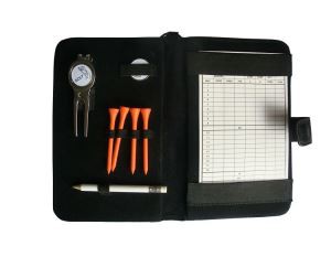 Deiliad Cerdyn Sgôr Golff PU